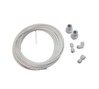Kit lyre arrivee d'eau : tuyau (6m) + raccords UKT001 pour Réfrigérateur, congélateur - 484000008590, C00379990 WPRO AEG, ARISTON HOTPO