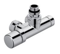 Kit M - Pack Robinetterie thermostatisable monopoint (tête à gauche) coudé chromé - ACOVA 991568