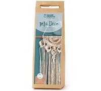 Kit DIY macramé - GRAINE CREATIVE - Coquillage - Écru - 22 x 55 cm - 70 m de fil de coton recyclé