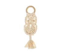 Generique Kit macramé Chouette 7 x 21,5 cm Écru