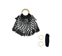Kit Macramé "Tote Bag Filet" 30cm Noir
