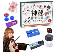 Kit magique pour enfants, kit de trucs magiques - kit de tours magiques amusants pour enfants, kit magique pour enfants, objets magiques portables pour réunions de famille, spectacles, spectacles