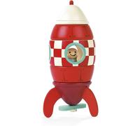 Kit Magnet Fusée-Fusée Aimantée À Construire-Jouet D'Éveil En Bois-Jeu De Construction-Imaginer Et Construire-Dès 2 Ans,J05207