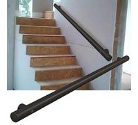 Kit main courante en acier inoxydable - Support mural durable pour escaliers, barre d'appui antidérapante, facile à installer