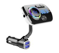 Avizar Kit mains-libres Bluetooth voiture universel – Transmission FM/MP3 – Télécommande incluse
