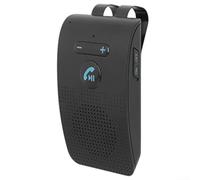 Kit Main Libre pour voiture 5.0 avec Haut-Parleur 2W et Commande | ABS autonomie 10h appel 500h veille adapté MP3 lecteur multifonctionnel tension 12V