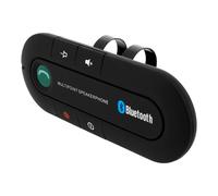 Kit Main Libre Voiture Bluetooth Multipoint Fixation Pare-soleil Autonomie 16h Noir