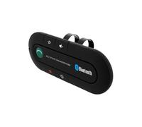 Kit Main Libre Voiture Bluetooth Multipoint Fixation Pare-soleil Autonomie 16h Noir