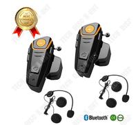 Kit Mains Libres Auto-Moto Voix Claire Communication Oreillette Réponse Téléphone Distance De Transimission 800-1000 Radio Fm