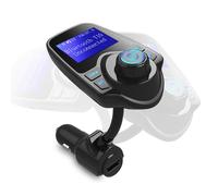 Kit mains libres Bluetooth - Fenvox - transmetteur FM voiture lecteur MP3 adaptateur radio OLED microphone intégré musique appel