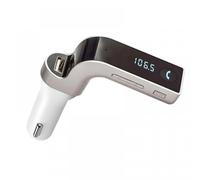 Kit mains libres Bluetooth G7 pour voiture avec transmetteur FM, radio et chargeur USB