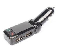 Kit Mains Libres Bluetooth pour Voiture avec Transmetteur Appels FM Avizar Noir Noir