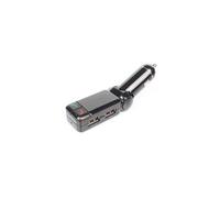 Kit Mains Libres Bluetooth pour Voiture avec Transmetteur Appels FM Noir