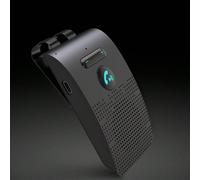 Kit mains libres Bluetooth pour voiture, kits Bluetooth mains libres universels, se connecte à 2 téléphones, activation par vibration de la portière de la voiture, prise en charge de la composition/ré