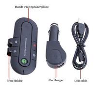 Kit Mains Libres Bluetooth Visor Haut-Parleur sans Fil, Kit Voiture Bluetooth, pour Périphériques Smart Phone, iOS Siri, Conduire a