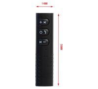 Kit mains libres pour voiture, adaptateur Bluetooth portable 3,5 mm pour la diffusion de musique sans fil à la maison, dans votre voiture, avec