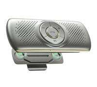 Kit Mains Libres pour Voiture Bluetooth 5.3 Haut-Parleur Micro Intégré avec Clip Support du GPS, Musique Slot Carte TF Reconnexion Automatique, Enceinte Voiture pour Siri&Assistant Google et Appels