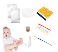 Kit mains pour bébés, kit de pieds pour bébés - Kit de pieds | Empreinte de main, ornement souvenir artisanal, souvenir décoratif de souvenirs de bébé