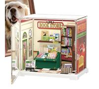 Kit Maison De Poupées - Kit Pour La Construction D'une Maison Minuscule | Maison De Poupées Miniature ABS | Kit De Construction De Maisons, Maison Miniature Créative, Kit De Chambre Décorative I