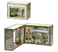 Kit Maison Miniature DIY Cottage Mini Fantasy Magic Series No-Cut Paper Accessories Flip-Flop Designs 1:100 Scale Creative Woodcrafts Toys (Le Jardin de Molly)