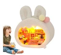 Kit maison miniature, jouet pour maison de poupée,Artisanat miniature pour maisons de poupée - Kit créatif pour la construction d'une petite maison, travaux amusants pour la maison