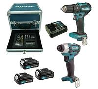Kit Makita clx202sax2 Perceuse visseuse masse Ultra Fine + 3 batteries 10,8 V 2,0 Ah