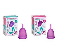 Kit Mamicup® Cuope Menstruelle M+L Lilas en Silicone de Qualité Médicale Certifié par la FDA, Meilleure Alternative aux Tampon