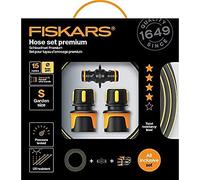 Fiskars Tuyau d'arrosage Premium-Set 1027101 15 m Noir/Orange