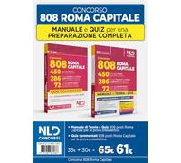 Kit manuale + quiz commentati per il concorso 808 Roma Capitale per la prova preselettiva comune a tutti i profili. Nuova ediz. Con espansione online