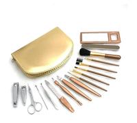 Kit Manucre Pedicure, Set de Manucure, Boîte à outils multifonctionnelle for pinceaux de maquillage, coupe-ongles, ensemble de coupe-ongles