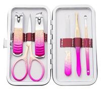 Kit Manucre Pedicure, Set de Manucure, Coupe-ongles, repousse-cuticules, mains et oreilles, kit de pédicure(16.7-15.5CM)