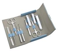 Kit Manucre Pedicure, Set de Manucure, Ensemble de 10 coupe-ongles en acier inoxydable, outils d'amélioration des ongles