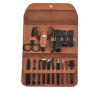 Kit Manucre Pedicure, Set de Manucure, Ensemble de 16 outils de manucure, sac pliable et coupe-ongles