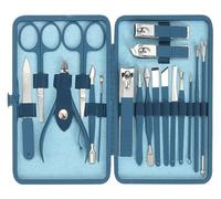 Kit Manucre Pedicure, Set de Manucure, Ensemble de coupe-ongles portable en acier inoxydable(D)