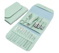 Kit Manucre Pedicure, Set de Manucure, Ensemble de manucure avec coupe-ongles et pinces 16 pièces