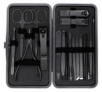 Kit Manucre Pedicure, Set de Manucure, Kit de 18 ciseaux coupe-ongles en acier inoxydable for outils de manucure