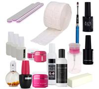 Kit Manucure De Démarrage Gels Uv Faux Ongles Multicolore
