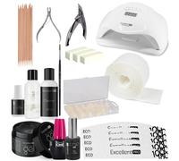 Kit Manucure Excellent Pro Master Line Avec Lampe Uv, Gel Uv, Liquides Et Accessoires Multicolore