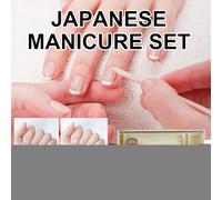 Kit Manucure Japonaise - Tampon De Ongles Et Cachet | Tampon Crème Polisme | Crimporteur De Soins En Cire | Polonteur De Manucure | Professionnel Kits Polissage Réparation Professionnels Ongles