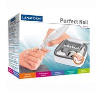 Lanaform Kit manucure/pédicure électrique Perfect Nail – 9 accessoires – Blanc