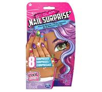 Kit Manucure - SPIN MASTER - Go Glam Nail Surprise - 12 Styles - 40 Faux Ongles - Autocollants Holographiques