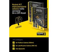 Kit manutenzione pulitore lubrificante grasso catena Moto BARDAHL K9 spazzolino
