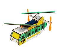 Kit Maquette D'avion Énergie Solaire Double Hélice Physique L'épissage | Bois Matériel D'expérimentation Scientifique For Étudiants, Ensemble D'assemblage D'aérodynamique D'énergie Renouvelable