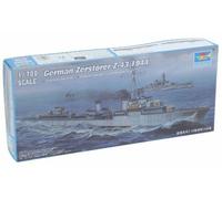 Kit Maquette En Plastique Bateau De Guerre Trumpeter Z-43 1:700 1944