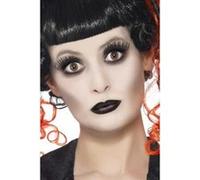 Kit maquillage gothique adulte Halloween Taille Unique rouge G