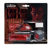 Kit maquillage maquillage Diable (Devil) Taglia Unica rouge