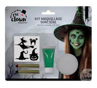 Kit maquillage - PTIT CLOWN - re23600 - Vert - Enfant - Avec stickers et accessoires