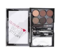 Kit Maquillage Sourcils 1 Set Abs pour Teinture et Poudre | Crayon Microblading, Pinceau Inclus, Forme Précise, Accessoire Cosmétique Multifonctionnel, Usage Quotidien