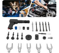 Kit marteau pneumatique, 2100 BPM, jeu de 25 accessoires, support à changement rapide
