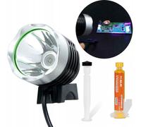 Kit : Masque de soldeur orange 10 ml avec piston + lampe pour durcir le masque de soldeur